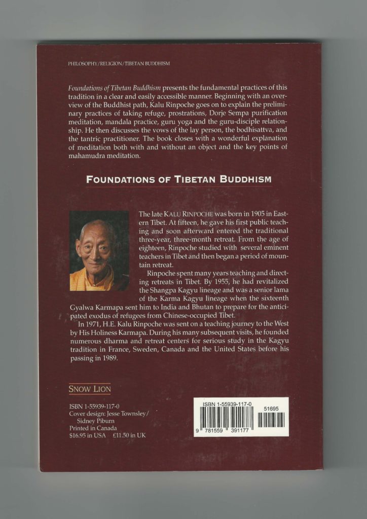 Foundations of Tibetan Buddhism - Bookstuffshop