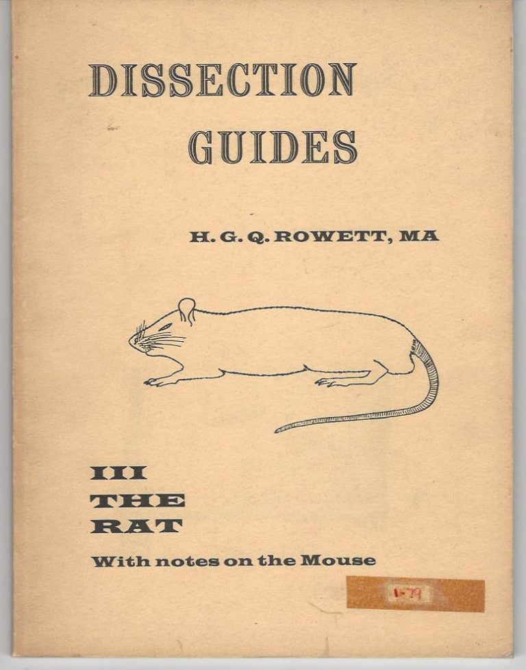 Rat Dissection Guide.pdf Dissection Guides III The Rat, with notes on the mouse - Bookstuffshop