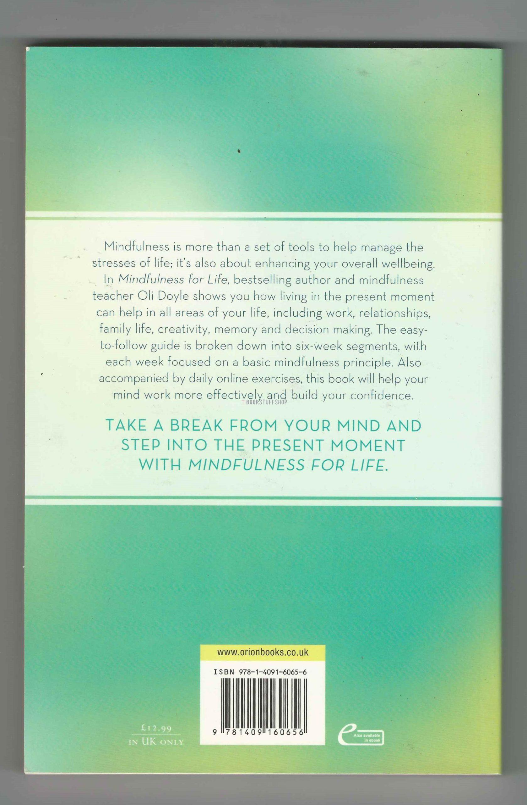 Mindfulness for life: A six week guide to inner peace - Bookstuffshop